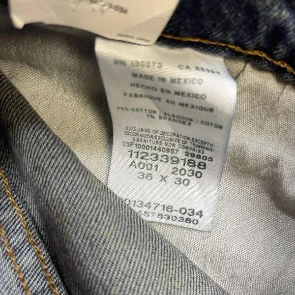 Lee Regular Bootcut Fit Men's 36x30 Blue Thunder Wash Stretch American Denim - Picture 6 of 14